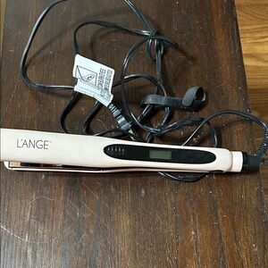 L'Ange Hair Straightener - Black and Cream